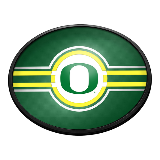 Oregon Ducks Slimline Oval Lighted Wall Sign
