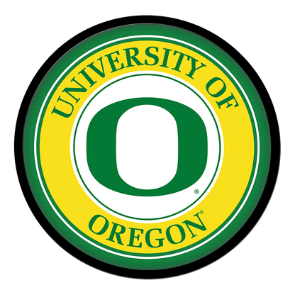 Oregon Ducks Modern Disc Wall Sign