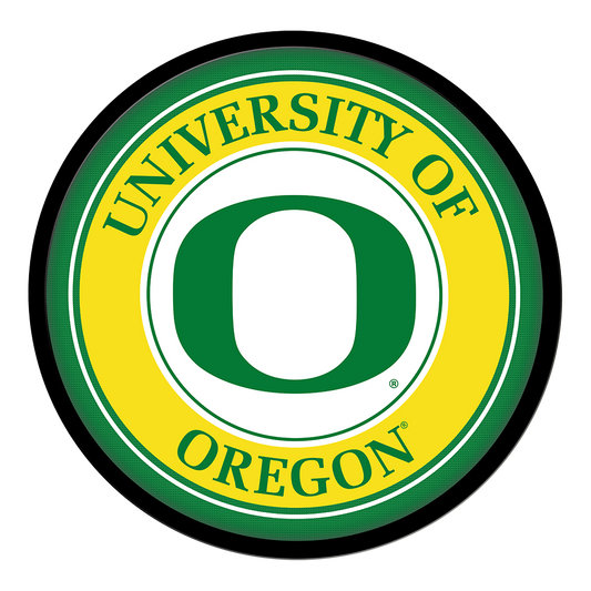 Oregon Ducks Modern Disc Wall Sign