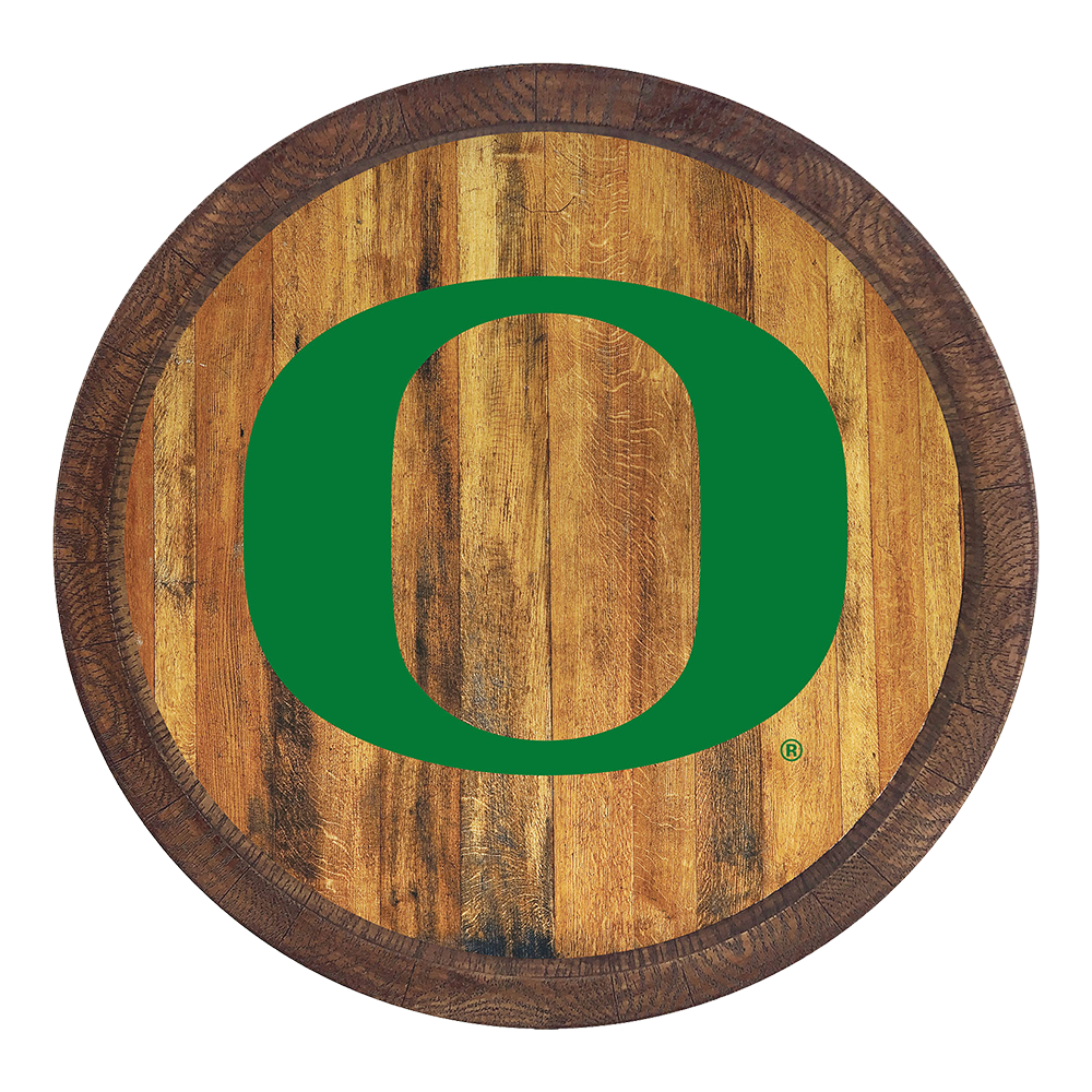 Oregon Ducks Barrel Top Sign