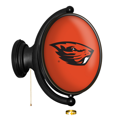 Oregon State Beavers Oval Rotating Wall Sign