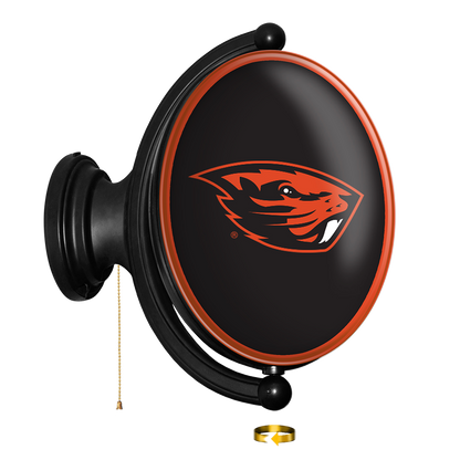 Oregon State Beavers Oval Rotating Wall Sign