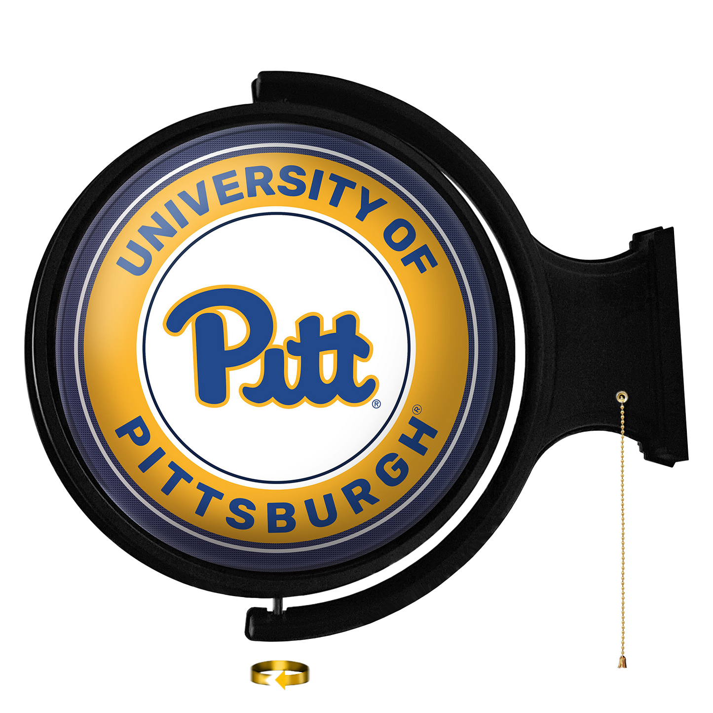 Pittsburgh Panthers Round Rotating Wall Sign