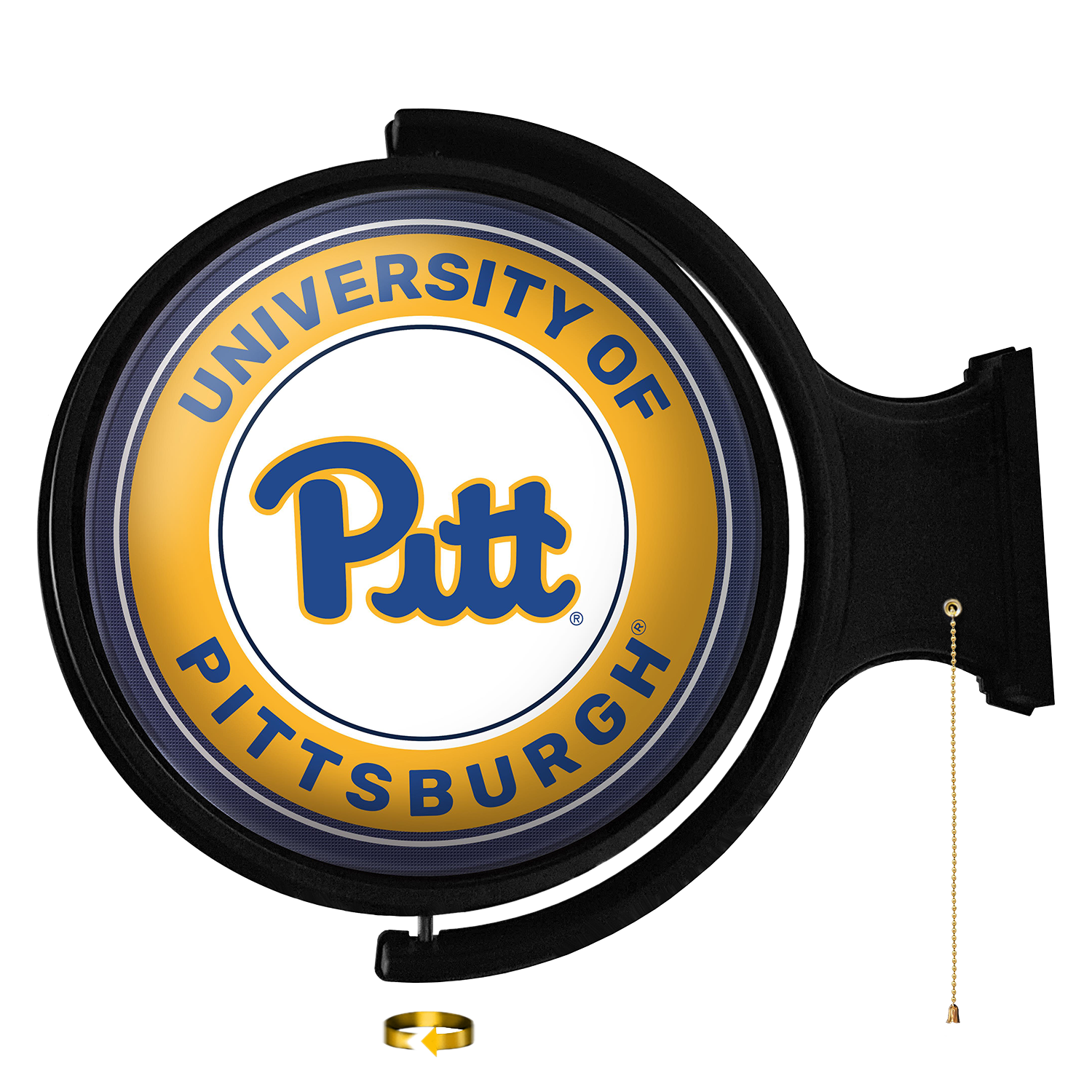 Pittsburgh Panthers Round Rotating Wall Sign
