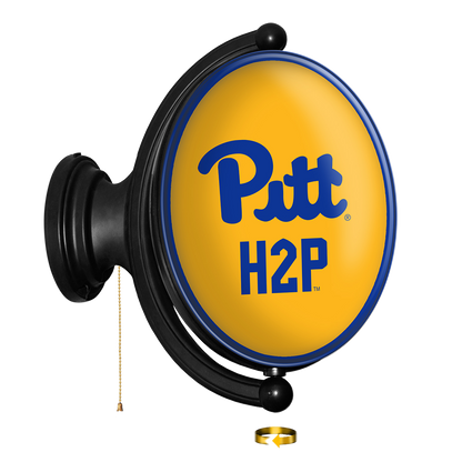 Pittsburgh Panthers Oval Rotating Wall Sign