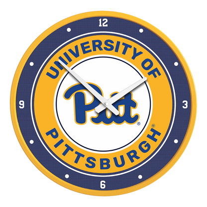 Pittsburgh Panthers Round Wall Clock