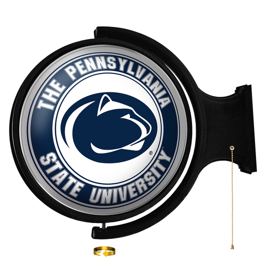 Penn State Nittany Lions Round Rotating Wall Sign Blue / White