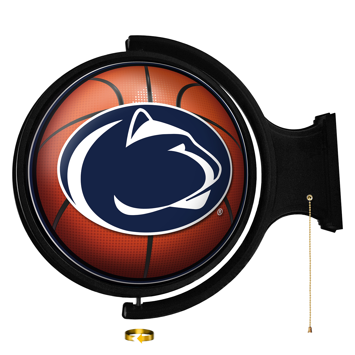 Penn State Nittany Lions Round Basketball Rotating Wall Sign