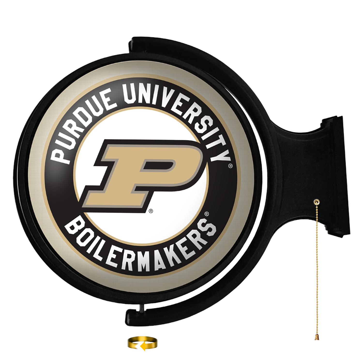 Purdue Boilermakers Round Rotating Wall Sign