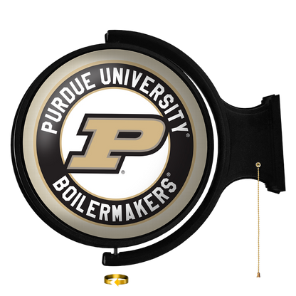 Purdue Boilermakers Round Rotating Wall Sign