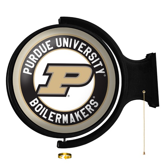 Purdue Boilermakers Round Rotating Wall Sign