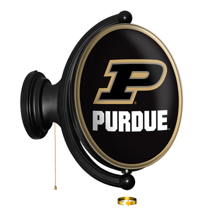 Purdue Boilermakers Oval Rotating Wall Sign