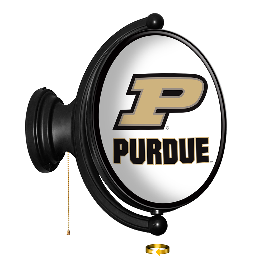 Purdue Boilermakers Oval Rotating Wall Sign