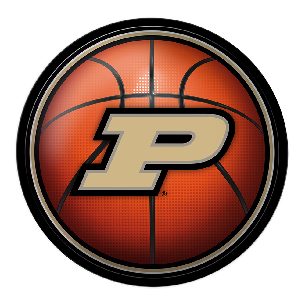 Purdue Boilermakers Basketball Modern Disc Wall Sign