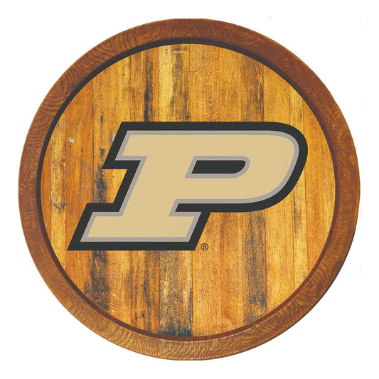 Purdue Boilermakers Barrel Top Sign