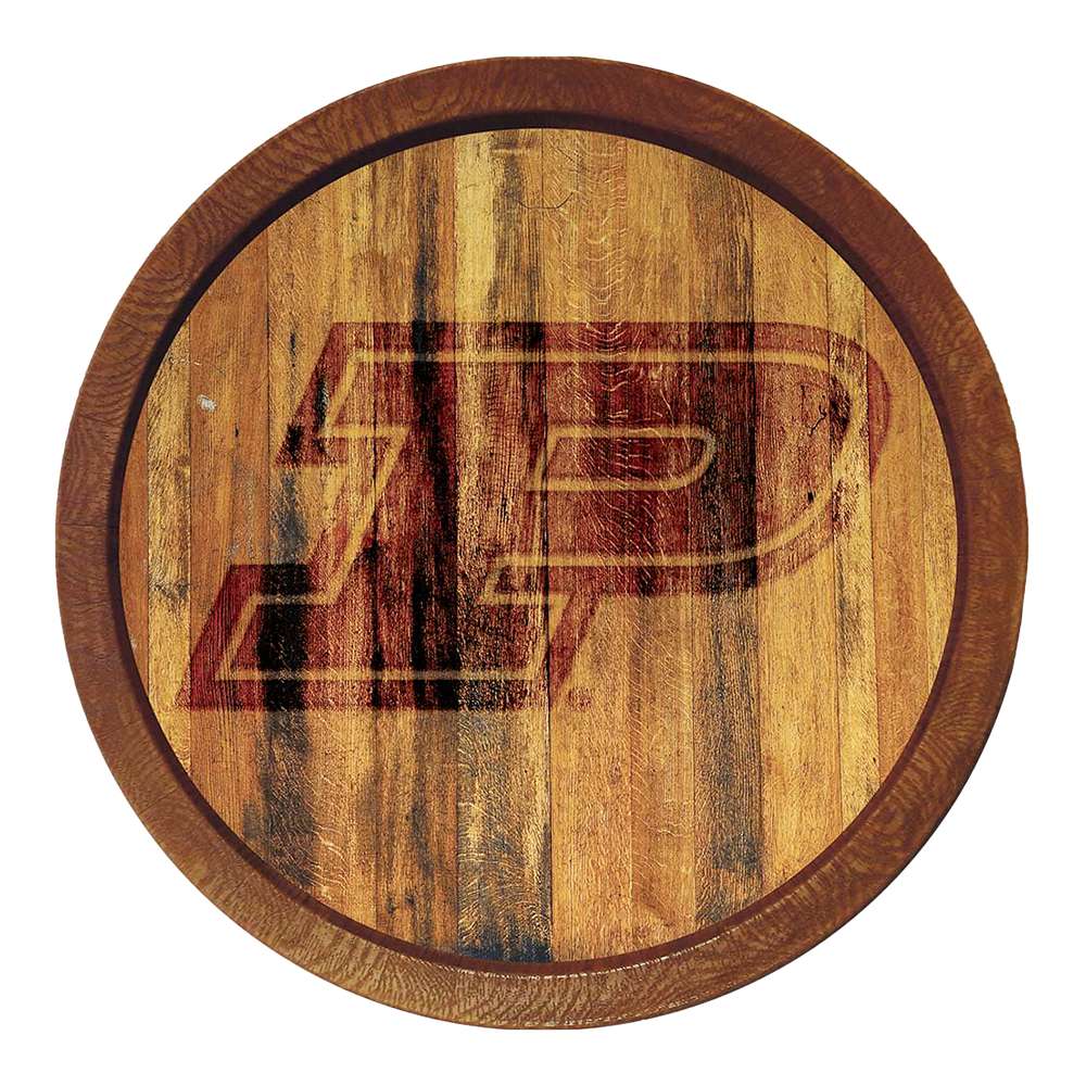Purdue Boilermakers Branded Barrel Top Sign