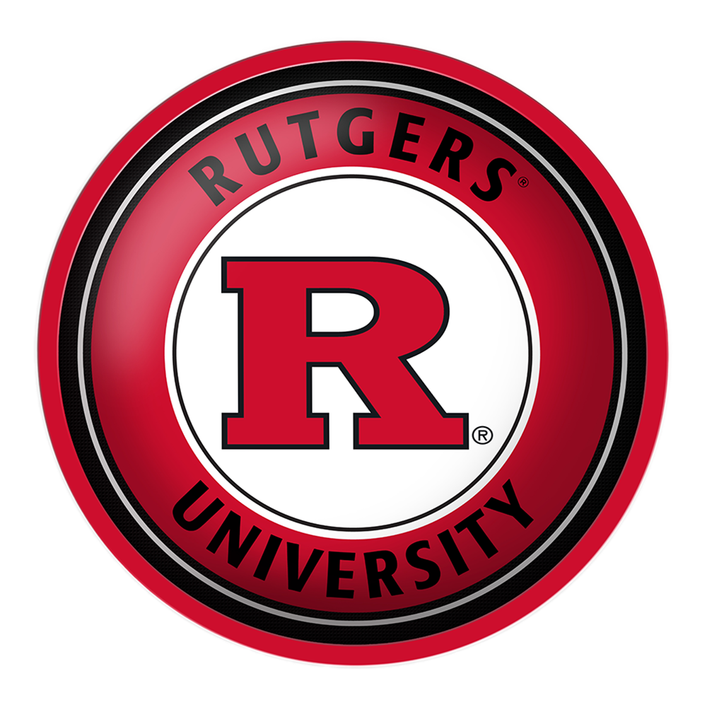 Rutgers Scarlet Knights Modern Disc Wall Sign