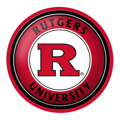 Rutgers Scarlet Knights Modern Disc Wall Sign