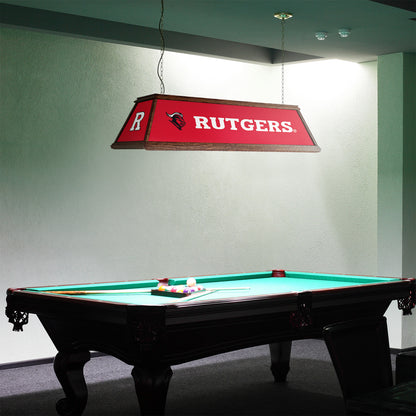 Rutgers Scarlet Knights Premium Pool Table Light Room View