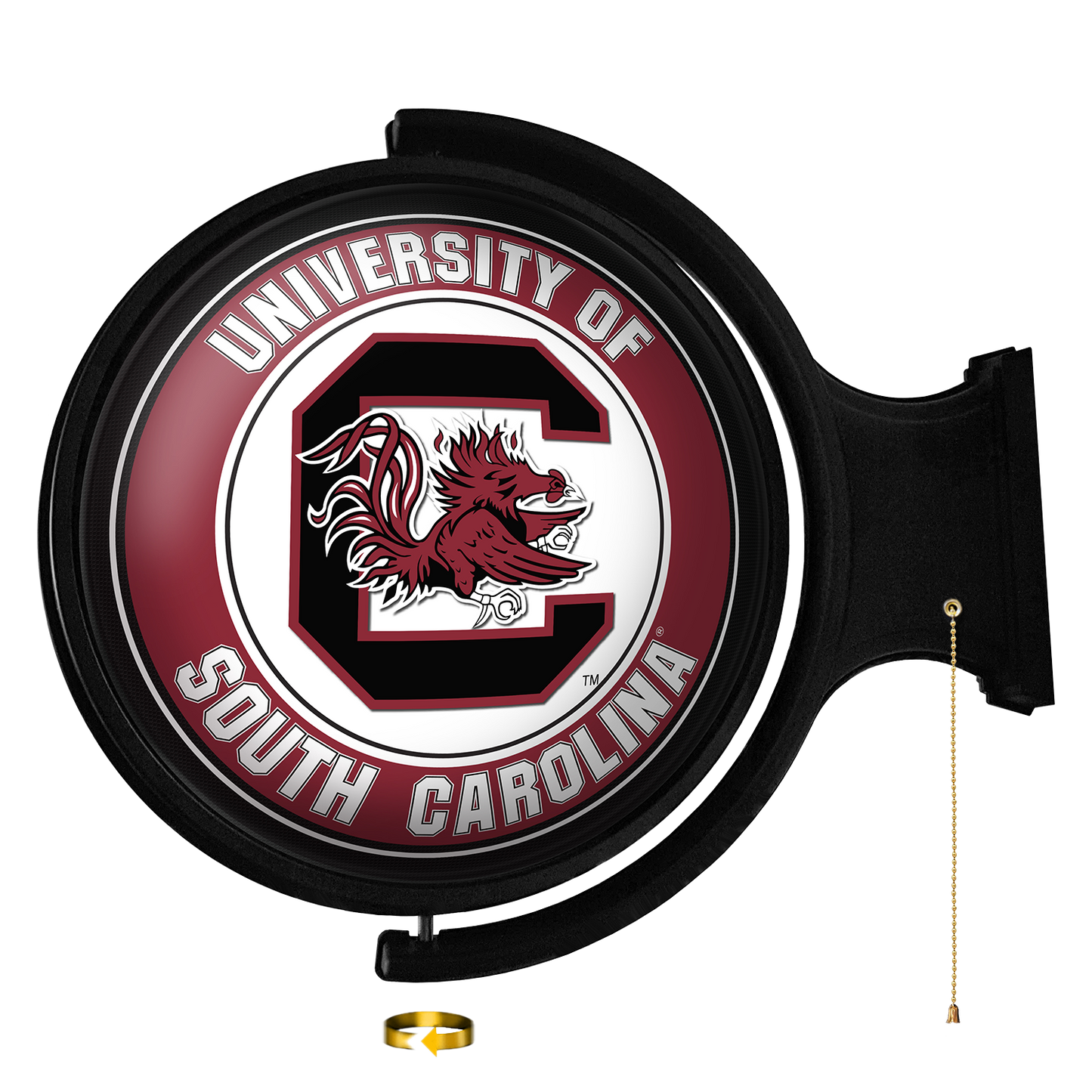 South Carolina Gamecocks Round Rotating Wall Sign