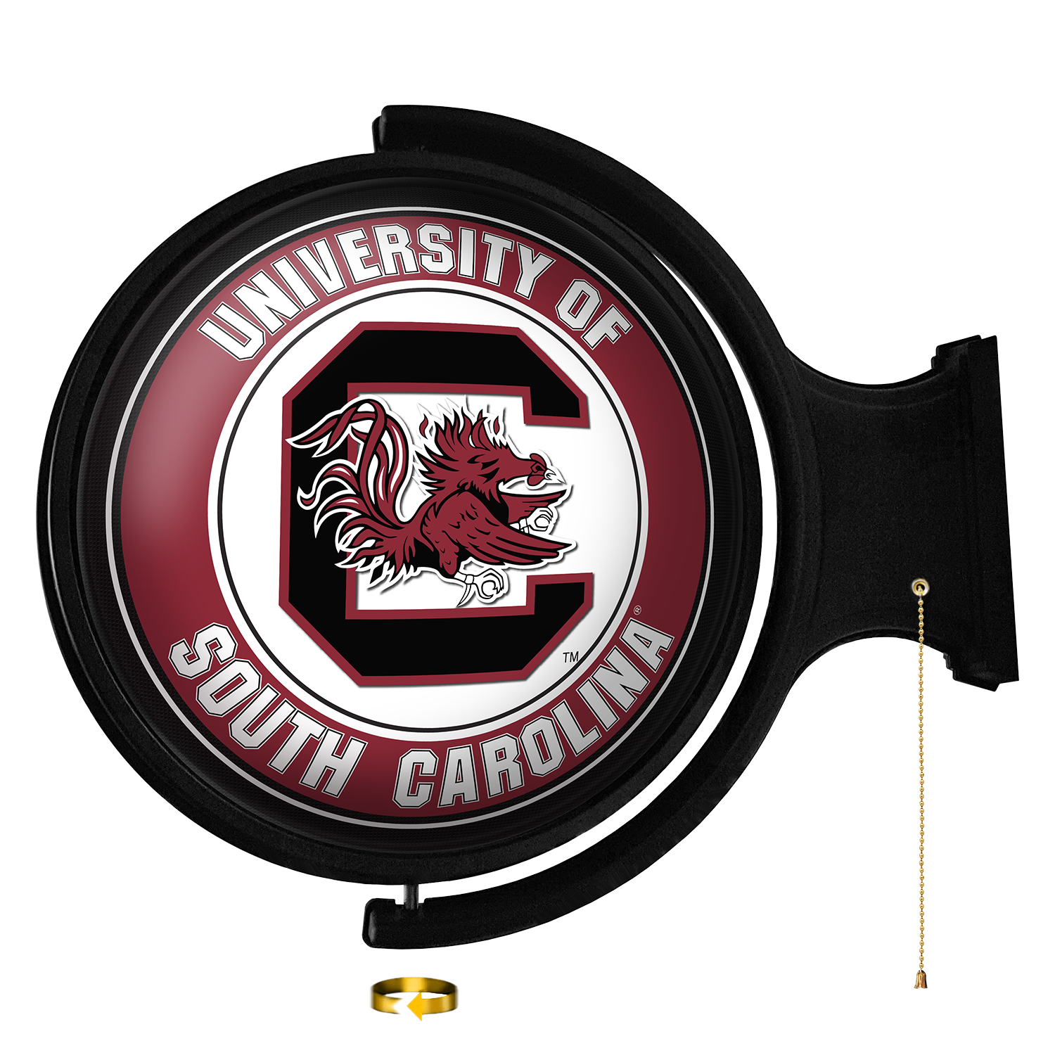 South Carolina Gamecocks Round Rotating Wall Sign