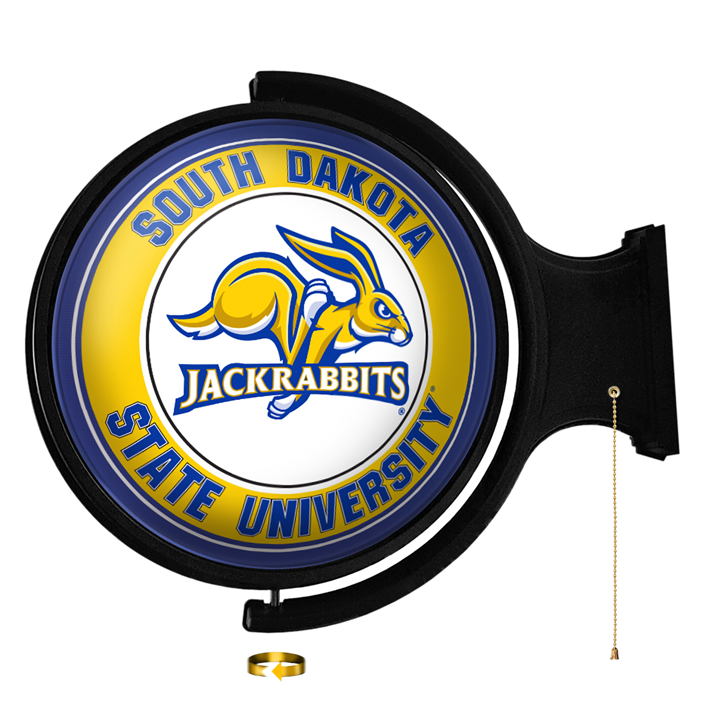 South Dakota State JackRabbits Round Rotating Wall Sign