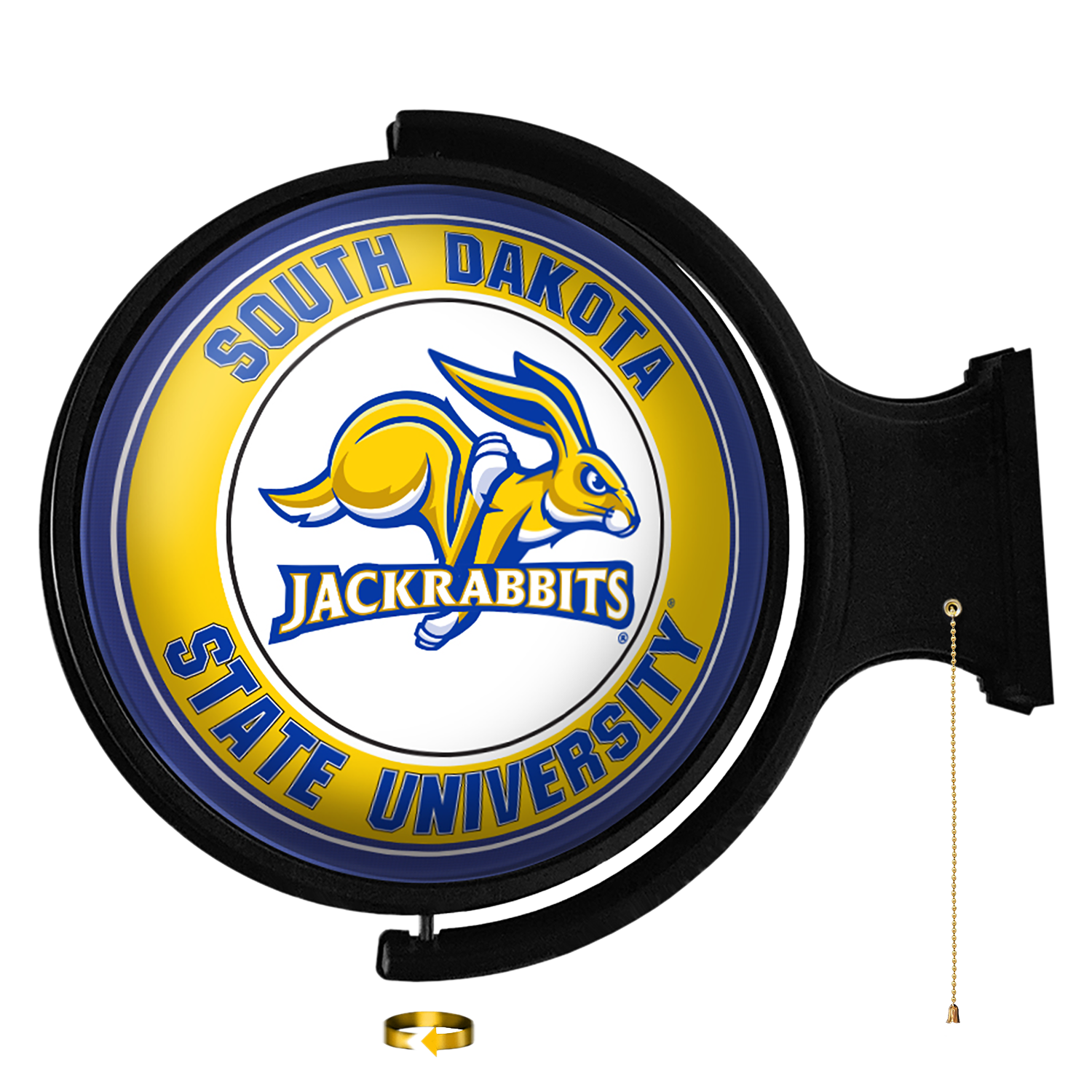 South Dakota State JackRabbits Round Rotating Wall Sign