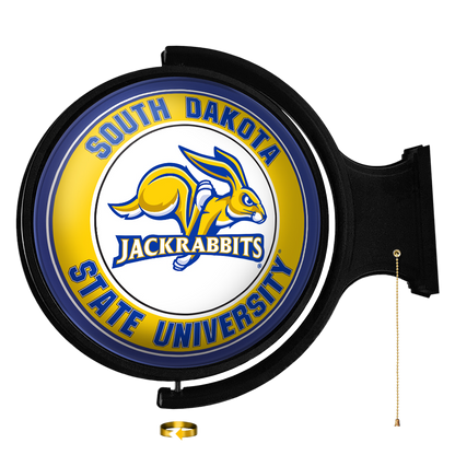 South Dakota State JackRabbits Round Rotating Wall Sign