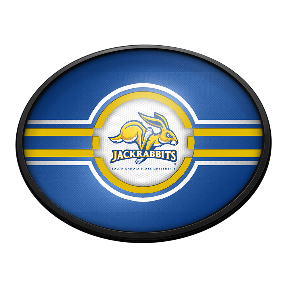 South Dakota State JackRabbits Slimline Oval Lighted Wall Sign