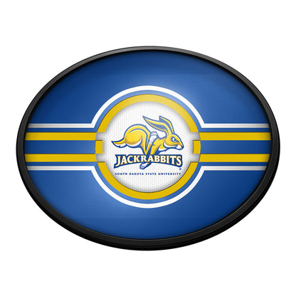 South Dakota State JackRabbits Slimline Oval Lighted Wall Sign