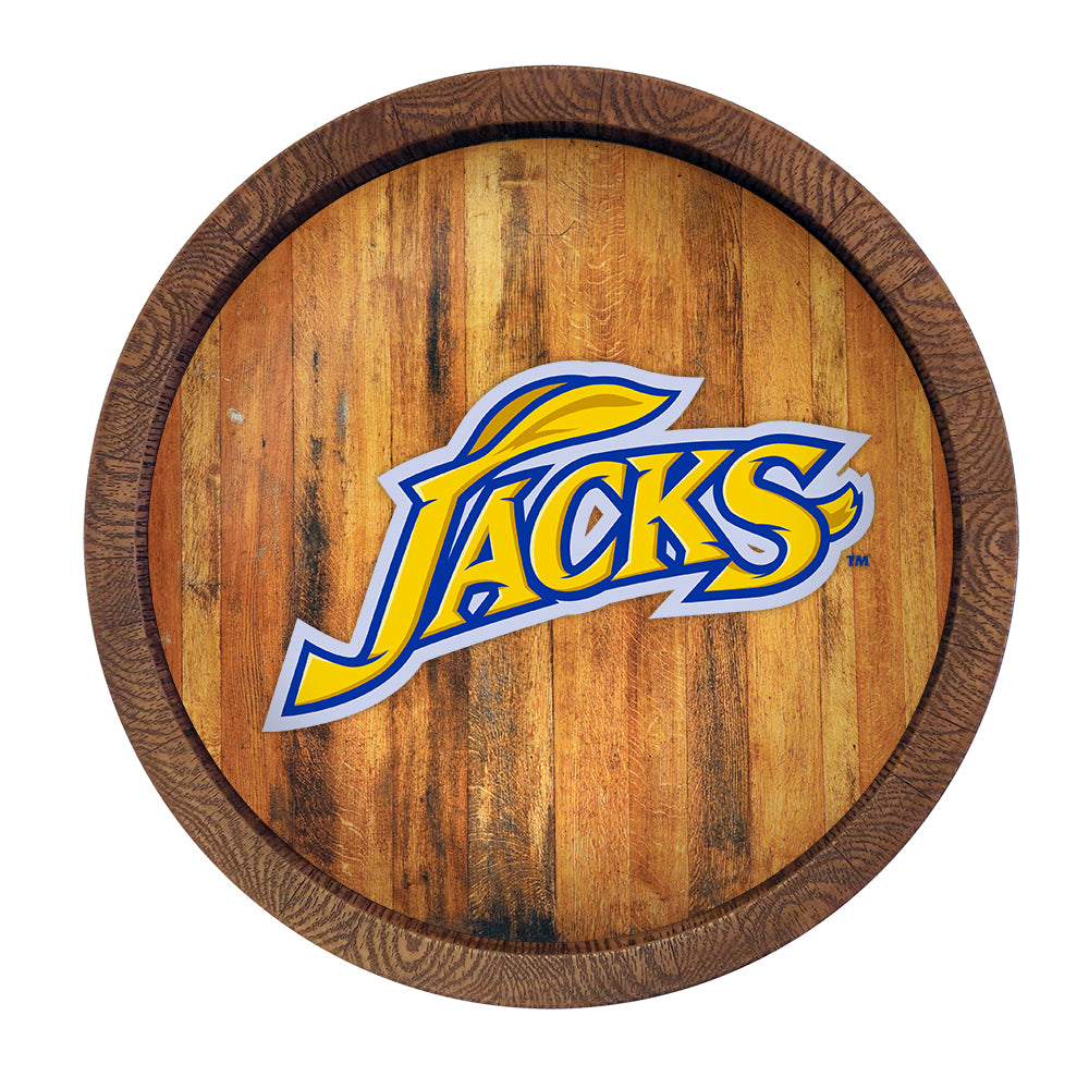 South Dakota State JackRabbits Barrel Top Sign
