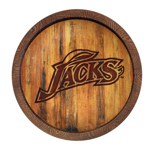 South Dakota State JackRabbits Branded Barrel Top Sign