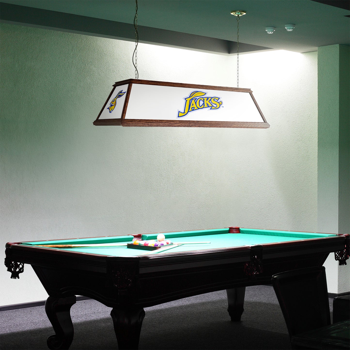 South Dakota State JackRabbits Premium Pool Table Light Room View