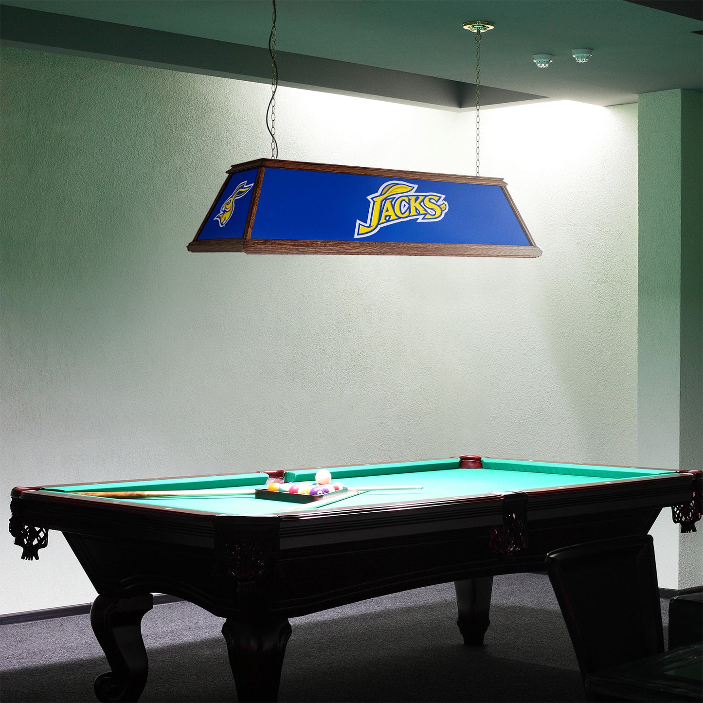 South Dakota State JackRabbits Premium Pool Table Light Room View