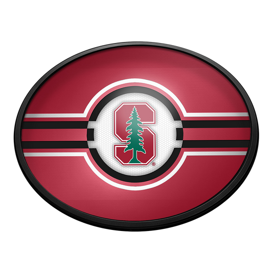 Stanford Cardinal Slimline Oval Lighted Wall Sign