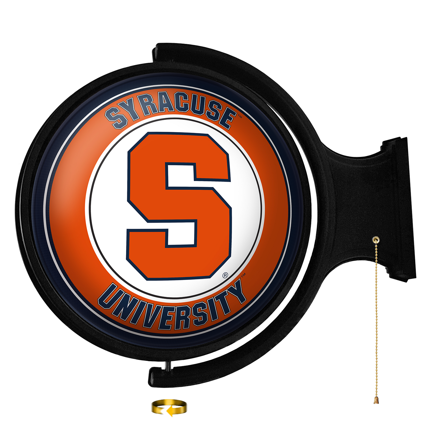 Syracuse Orange Round Rotating Wall Sign