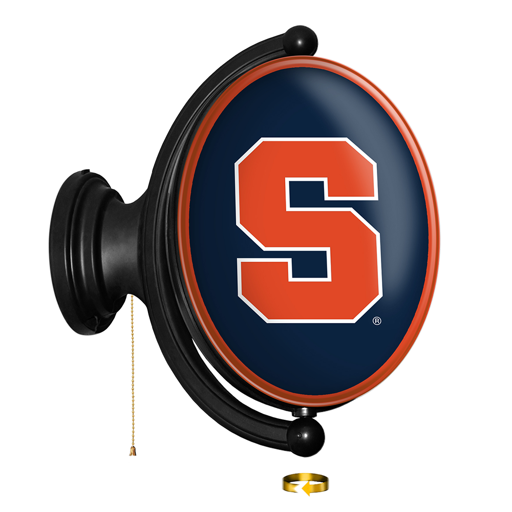 Syracuse Orange Oval Rotating Wall Sign
