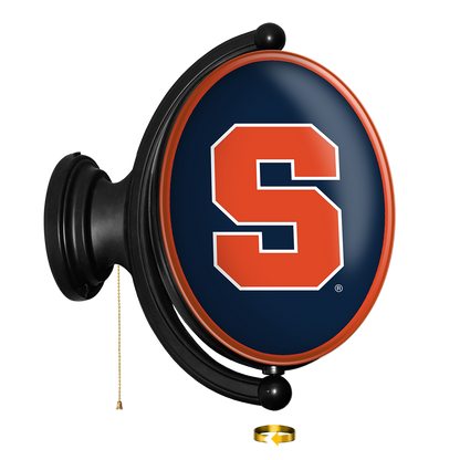 Syracuse Orange Oval Rotating Wall Sign