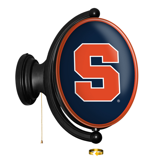 Syracuse Orange Oval Rotating Wall Sign