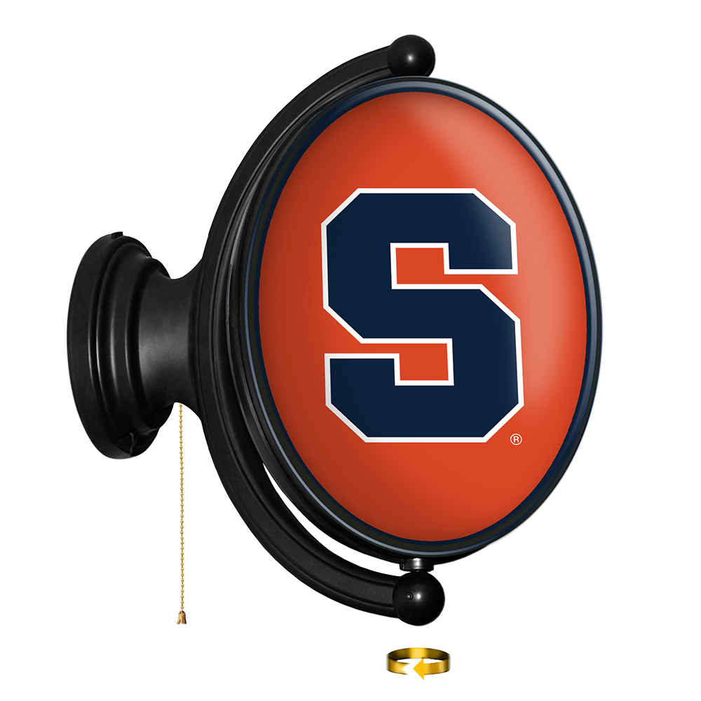 Syracuse Orange Oval Rotating Wall Sign