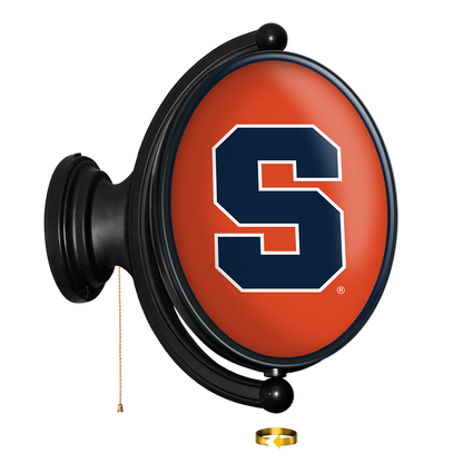 Syracuse Orange Oval Rotating Wall Sign