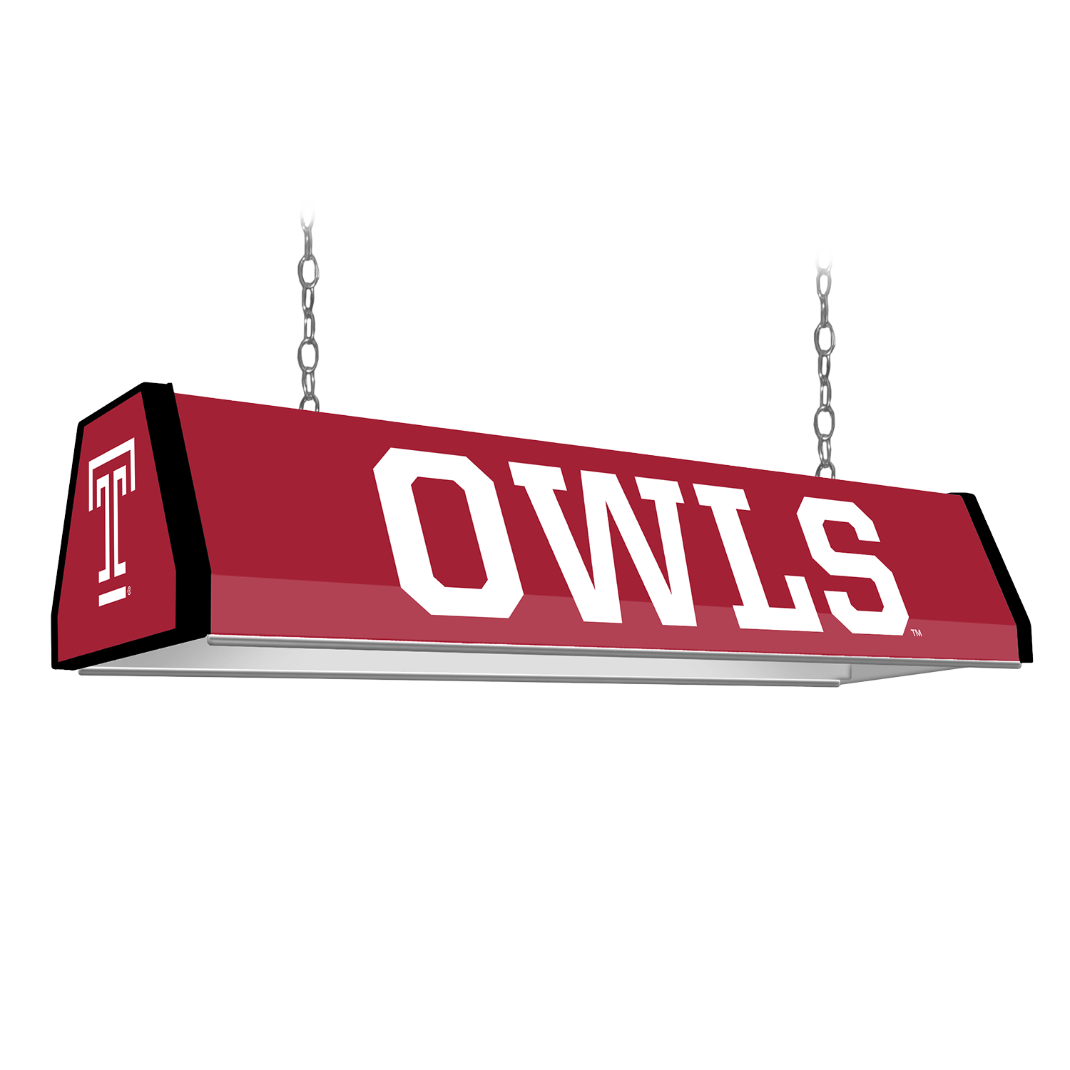 Temple Owls Standard Pool Table Light