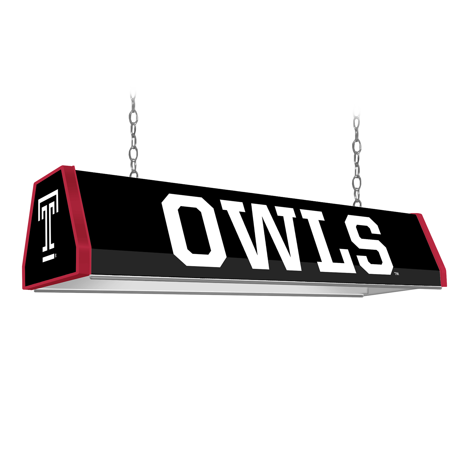 Temple Owls Standard Pool Table Light