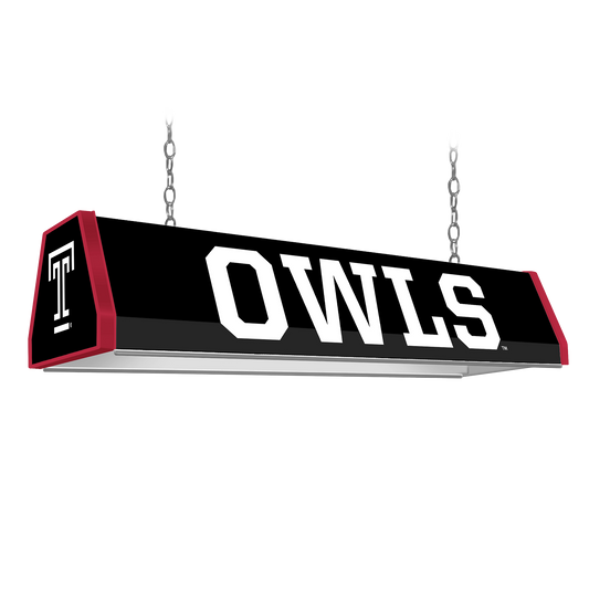 Temple Owls Standard Pool Table Light