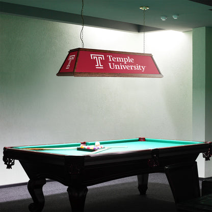 Temple Owls Premium Pool Table Light Room View