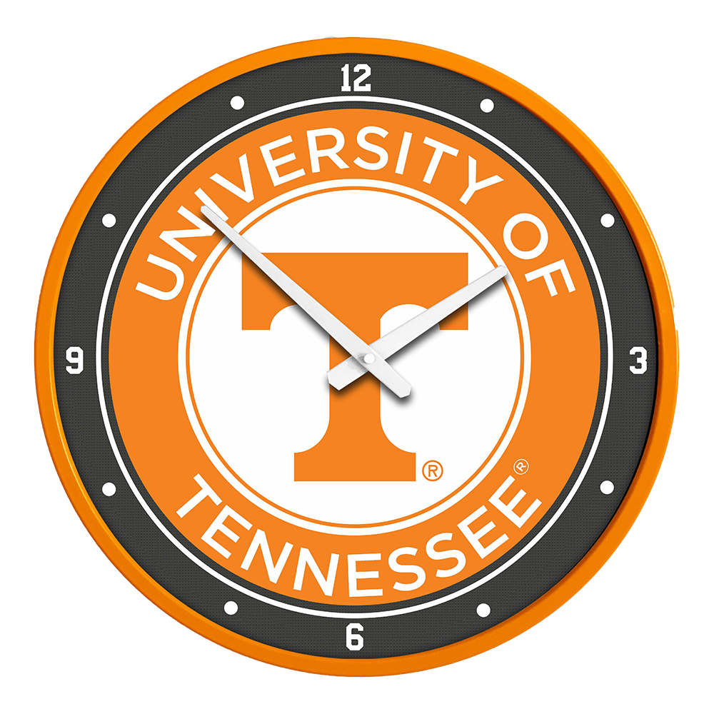 Tennessee Volunteers Round Wall Clock