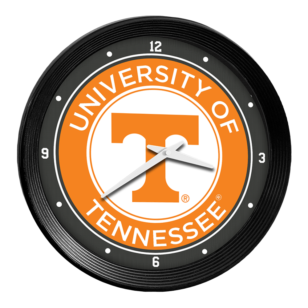 Tennessee Volunteers Ribbed Wall Clock