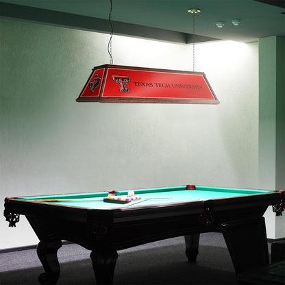 Texas Tech Red Raiders Premium Pool Table Light Room View