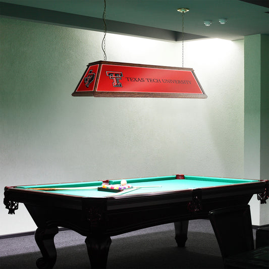 Texas Tech Red Raiders Premium Pool Table Light Room View