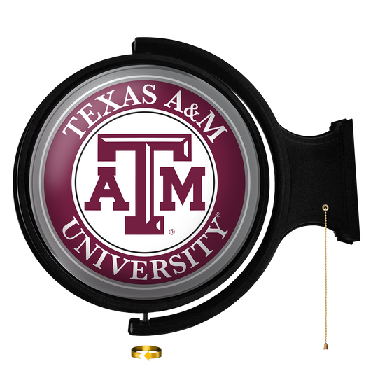 Texas A&M Aggies Round Rotating Wall Sign